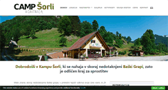 Desktop Screenshot of camp-koritnica.com