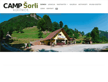 Tablet Screenshot of camp-koritnica.com